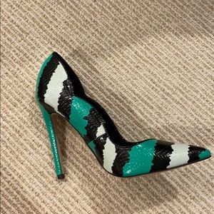 Asos snake pumps